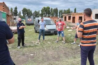 Aguilera visitoacute el nuevo barrio Minero 