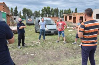 Aguilera visitoacute el nuevo barrio Minero 