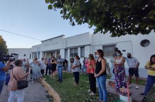 Bertellys se reunió con algunos vecinos en Chillar pero no hubo registro fotogrfico del encuentro