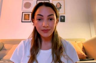 Thelma Fardín grabó un video para dar la información