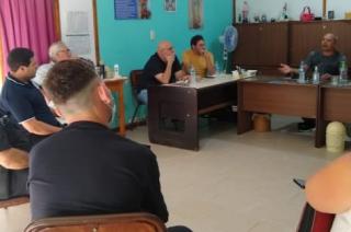 Reunioacuten preventiva de seguridad en la Escuela del barrio CECO I