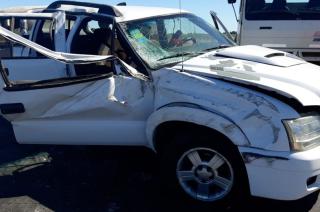 Ambos sufrieron heridas leves y fueron trasladados al Hospital Municipal de Azul