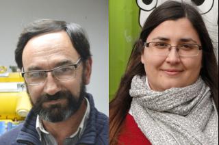 El Ingeniero Carlos Verucchi y la Doctora Paula Vitale directores de ambos proyectos