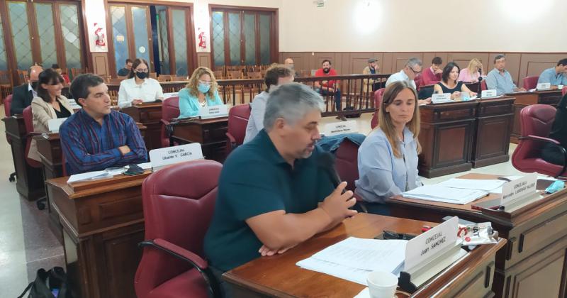 El concejal Juan Snchez fue uno de los que apuntó contra el oficialismo por no acompañar la moción