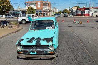 Una ciclista herida tras ser impactada por un auto