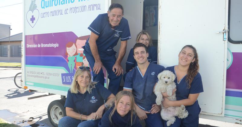 El Quirófano Veterinario Móvil estar en Loma Negra