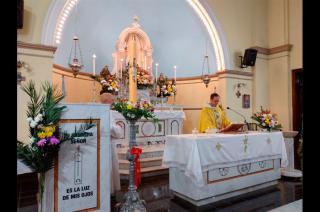 Una de las misas de Pascua se celebró en Monte Viggiano