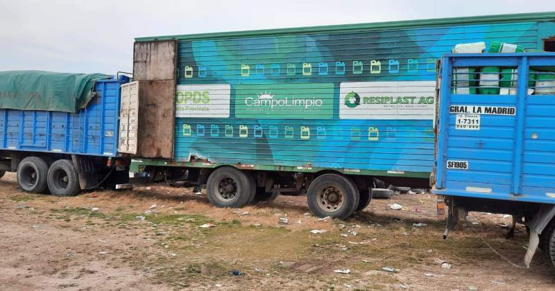 Campo Limpio retirar envases fitosanitarios vacíos de La Madrid la semana venidera
