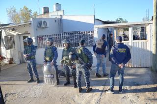 El operativo se llevó a cabo en el barrio Nicols Avellaneda