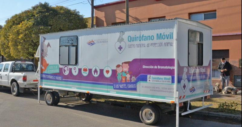 El Quirófano Veterinario Móvil y los trabajos que realiza estn a cargo de la Dirección de Bromatología Municipal