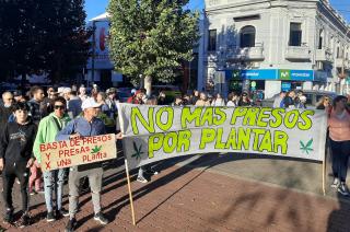 Marcha por la Marihuana en Olavarriacutea bajo el lema- No maacutes presos por plantar 