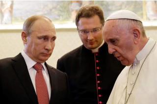 La reunión que mantuvo el sumo pontífice con Putin en 2015