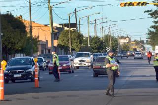 Las labores fueron realizadas por el personal del rea de Trnsito Municipal e inspectores de la Dirección de Control Urbano y personal de Moto policía