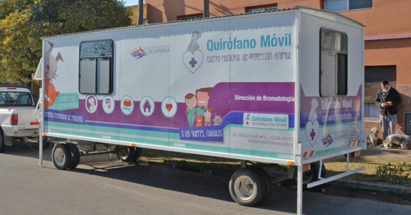 El Quirófano Veterinario Móvil estar en el barrio San Vicente