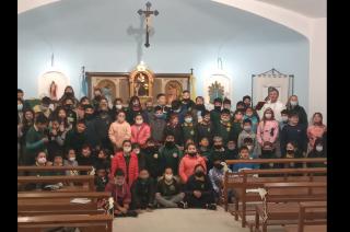 Visita de alumnos del Colegio Esquiuacute a la capilla San Antonio de Padua