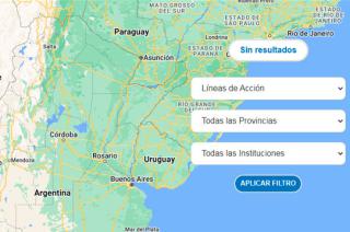 El mapa georreferenciado tiene ms de 500 opciones entre carreras de corta duración diplomaturas y tecnicaturas universitarias