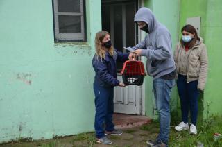 El Quiroacutefano Veterinario Moacutevil se dispuso en la Capilla Santa Isabel