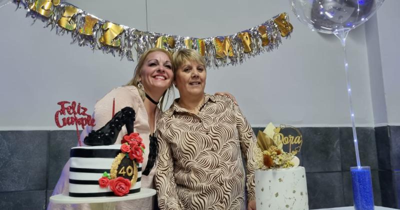 Jesica Sauto celebró sus 40 años y Dora Prevostini festejó sus 65 años (Miriam Castellano Fotografía)