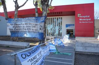 Las medidas de fuerza se materializan en el Hospital municipal entre otras reas