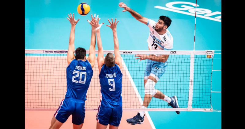 La Selección Argentina de vóley venció a Serbia y est en cuartos del Mundial 2022