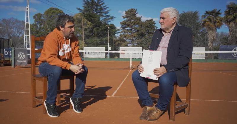 Mario Giacomaso y Carlos Zangara en la entrevista de la Unión de Clubes que se emitir el próximo martes por Canal Local