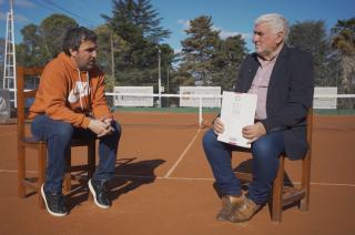 Mario Giacomaso y Carlos Zangara en la entrevista de la Unión de Clubes que se emitir el próximo martes por Canal Local