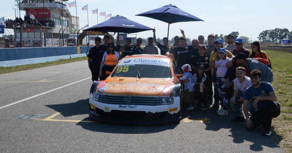 Damin Covatti pudo correr en Olavarría con su propio auto en el TopRace Series