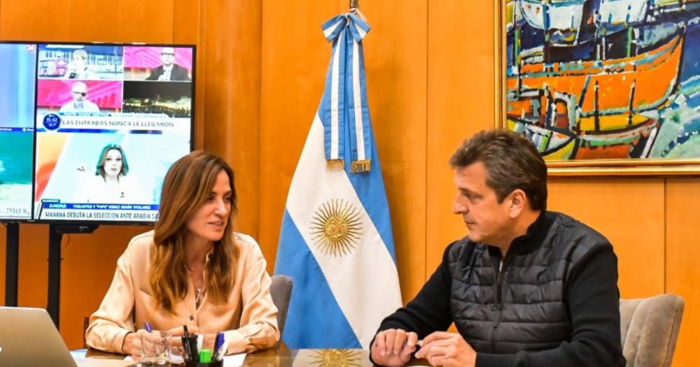 Tolosa Paz se reunió con Sergio Massa por indicación de Alberto Fernndez