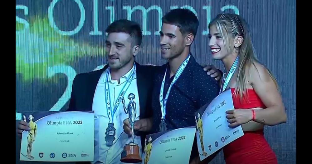 Vernice estuvo ternado junto a Sebastin Rossi y Brenda Rojas