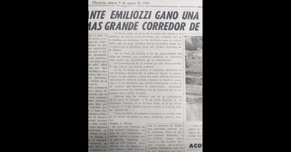 El diario El Popular del 5 de marzo de 1963 con la cobertura del fallecimiento de Juan G�lvez