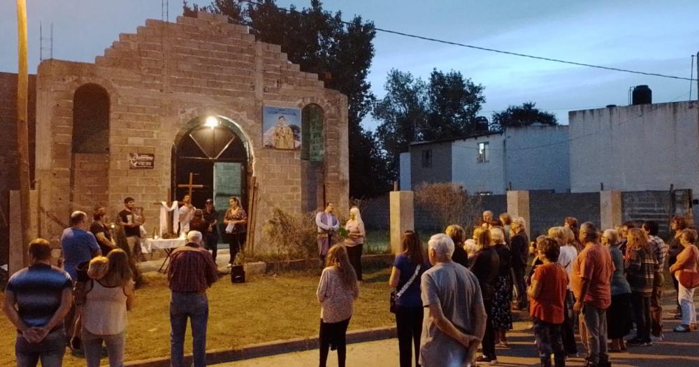 En la capilla Ceferino Namuncuraacute tuvo lugar la celebracioacuten de la Cuaresma