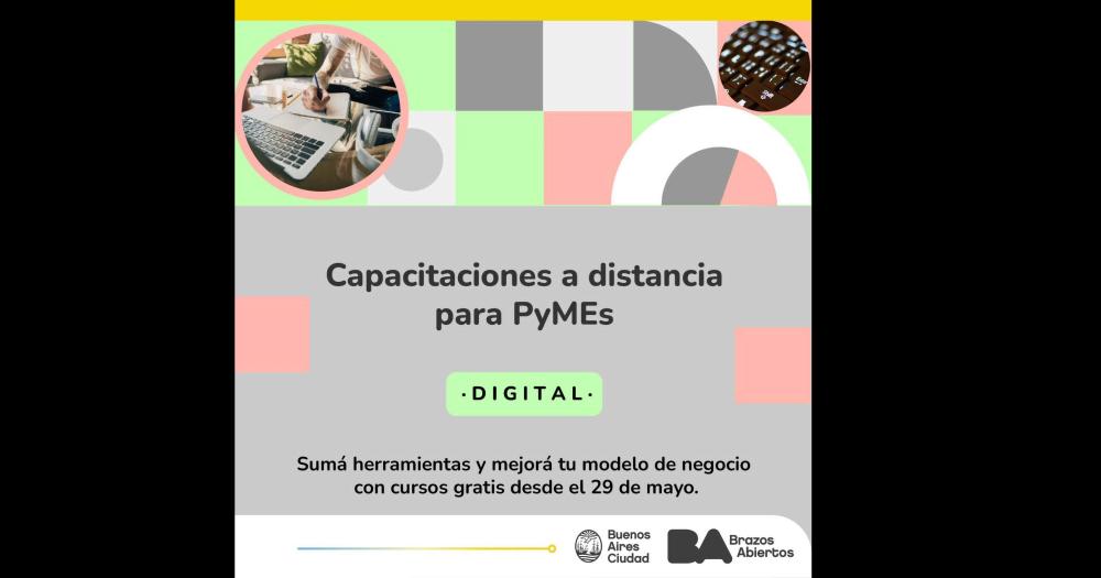 El Gobierno de CABA brinda capacitaciones online gratuitas para pymes bonaerenses
