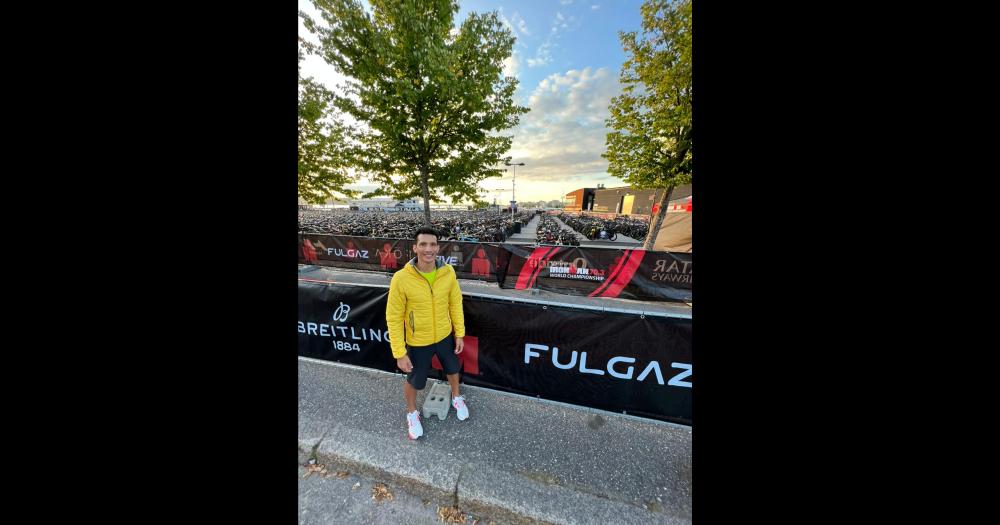 Con Gabriel Gonzaacutelez Olavarriacutea estuvo presente en el Ironman Championship de Finlandia