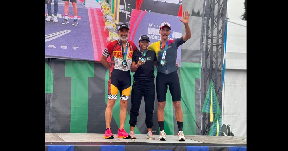  Gabriel Gonz�lez Olavarría estuvo presente en el Ironman World Championship 703 de Finlandia