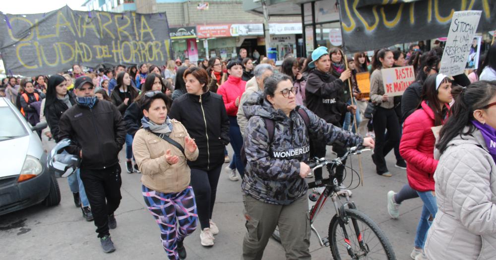 Profundo dolor en la marcha por los asesinatos de Sandra y Thiago